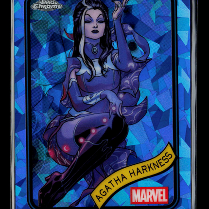 2025 Topps Chrome Marvel Sapphire Agatha Harkness #6
