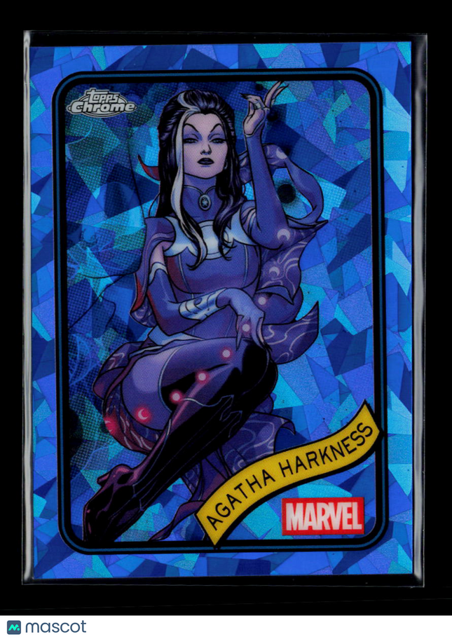 2025 Topps Chrome Marvel Sapphire Agatha Harkness #6