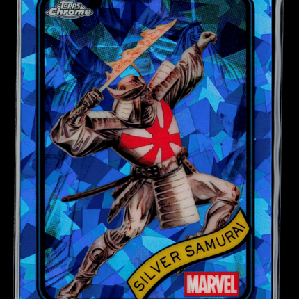 2025 Topps Chrome Marvel Sapphire Silver Samurai #59