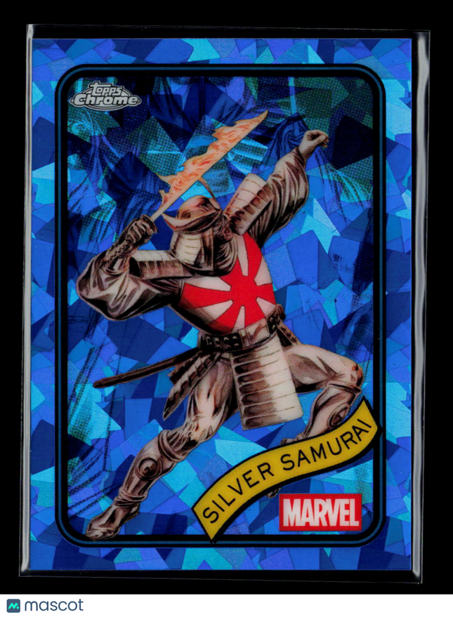 2025 Topps Chrome Marvel Sapphire Silver Samurai #59