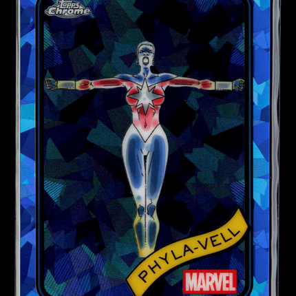 2025 Topps Chrome Marvel Sapphire Phyla-Vell #78
