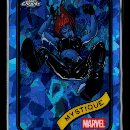 2025 Topps Chrome Marvel Sapphire Mystique #7