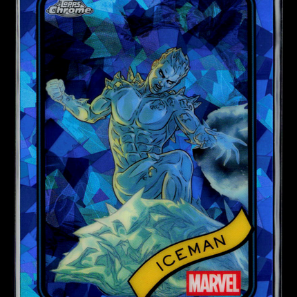 2025 Topps Chrome Marvel Sapphire Bobby Drake Iceman #179