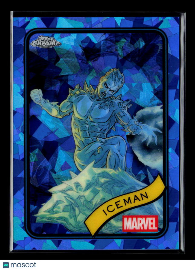 2025 Topps Chrome Marvel Sapphire Bobby Drake Iceman #179