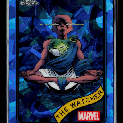 2025 Topps Chrome Marvel Sapphire The Watcher Uatu #28
