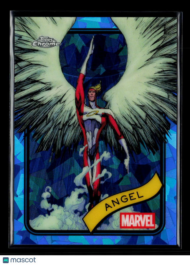 2025 Topps Chrome Marvel Sapphire Warren Worthington III Angel #186