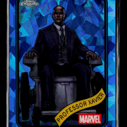 2025 Topps Chrome Marvel Sapphire Professor Xavier #27