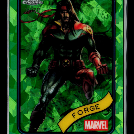 2025 Topps Chrome Marvel Sapphire Forge 36/99 #50 Green