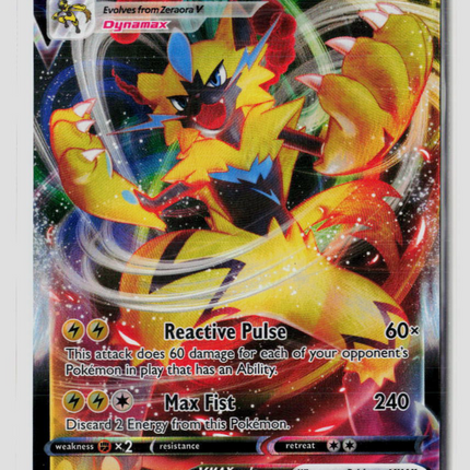 Pokemon SWSH Zeraora VMAX #SWSH264