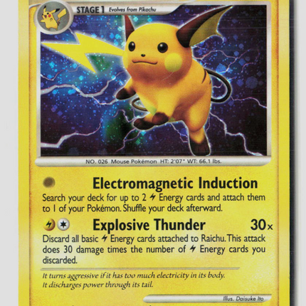 Pokemon 2011 Secret Wonders Raichu #15/123