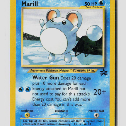 Pokemon 2000 Wizards Marill #29