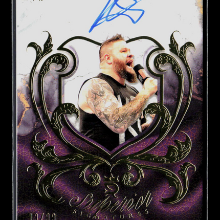 2025 Topps Royalty WWE Kevin Owens #SUP-KOW Purple 13/99 Auto