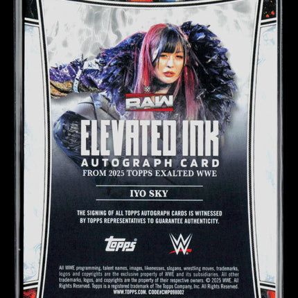2025 Topps Exalted WWE IYO SKY Auto