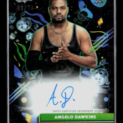 2026 Topps Cosmic Chrome WWE Angelo Dawkins #CCA-DWK 09/19 Auto