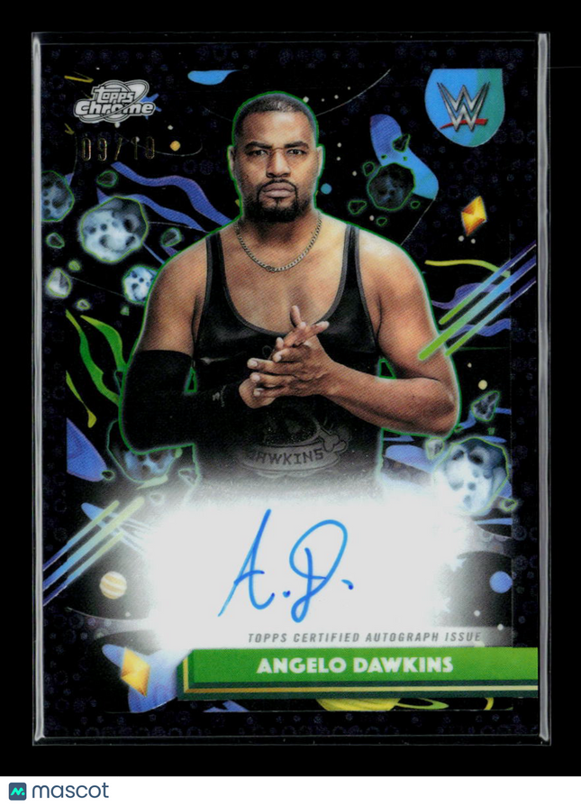 2026 Topps Cosmic Chrome WWE Angelo Dawkins #CCA-DWK 09/19 Auto