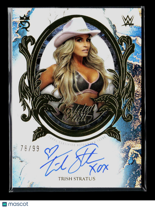 2025 Topps Royalty WWE Trish Stratus #GHA-TST 78/99 Auto