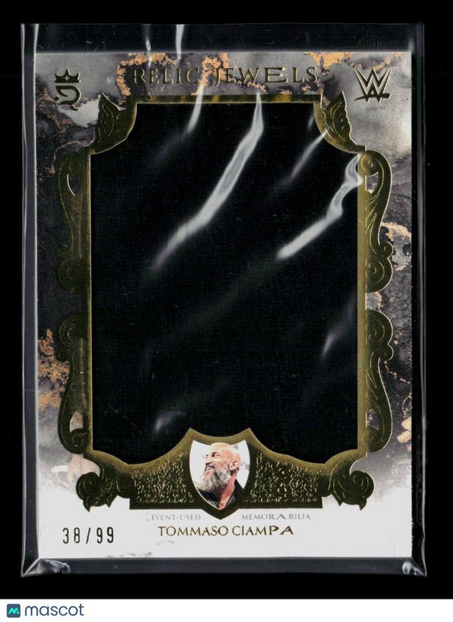 2025 Topps Royalty WWE Tommaso Ciampa #RJ-4 Relic 38/99 Memorabilia
