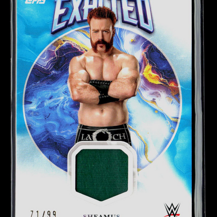 2025 Topps Exalted WWE Sheamus #ER-SHE 71/99 Relic Memorabilia