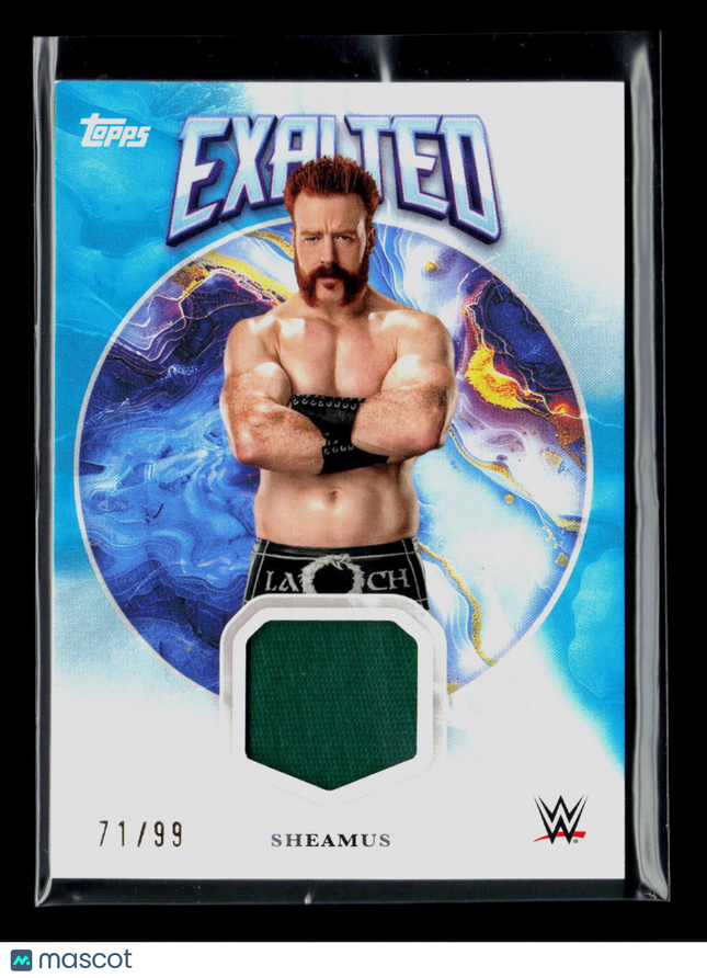 2025 Topps Exalted WWE Sheamus #ER-SHE 71/99 Relic Memorabilia