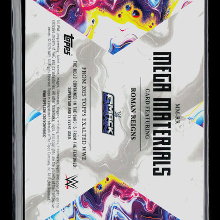 2025 Topps Exalted WWE Roman Reigns #MM-RR Memorabilia