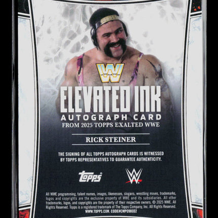 2025 Topps Exalted WWE Rick Steiner 22/90 Auto
