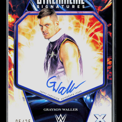 2025 Topps Exalted WWE Grayson Waller #STS-GWR 05/25 Auto