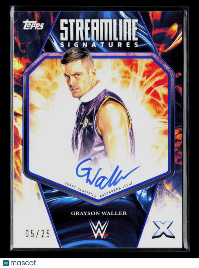 2025 Topps Exalted WWE Grayson Waller #STS-GWR 05/25 Auto