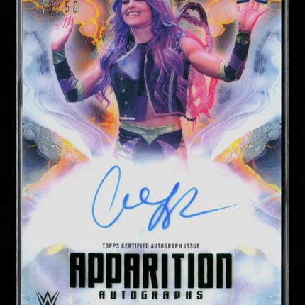 2025 Topps Exalted WWE Candice LeRae #APA-CLR 13/50 Auto