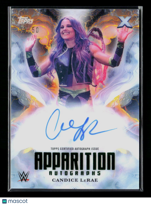 2025 Topps Exalted WWE Candice LeRae #APA-CLR 13/50 Auto