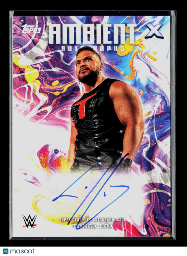 2025 Topps Exalted WWE Tonga Loa #AMA-LOA Auto