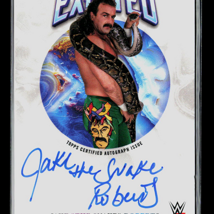 2025 Topps Exalted WWE Jake "The Snake" Roberts #EXA-JAK Auto