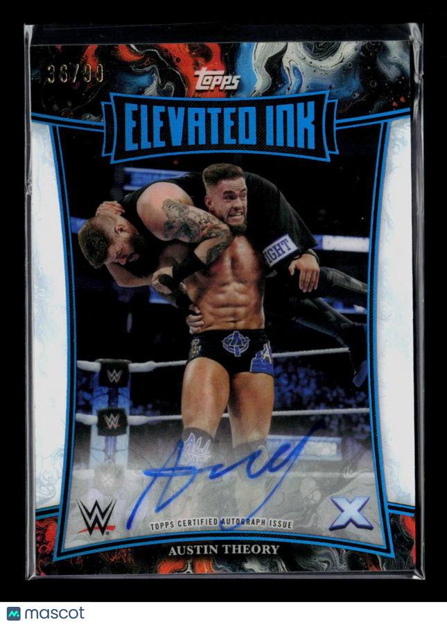 2025 Topps Exalted WWE Austin Theory 36/99 Auto