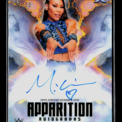 2025 Topps Exalted WWE Mia Yim Michin #APA-YIM 37 / 50 Auto