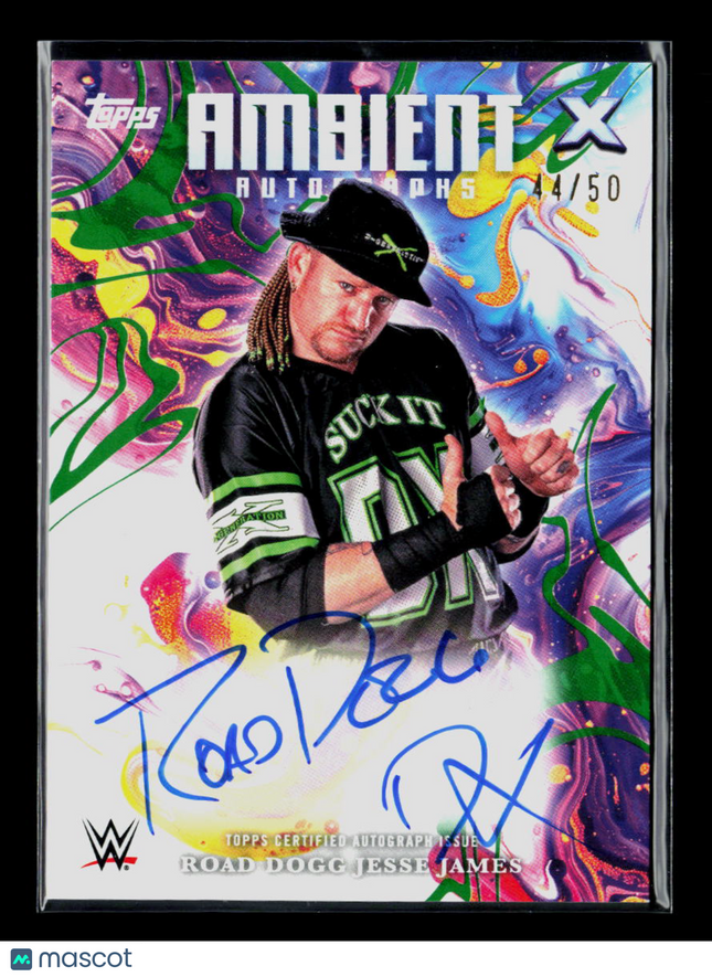 2025 Topps Exalted WWE Road Dogg Jesse James #AMA-RDJ 44/50 Auto
