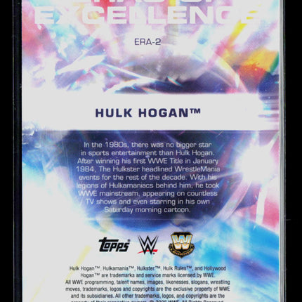 2026 Topps Chrome WWE Hulk Hogan #ERA-2 Blue 123/150