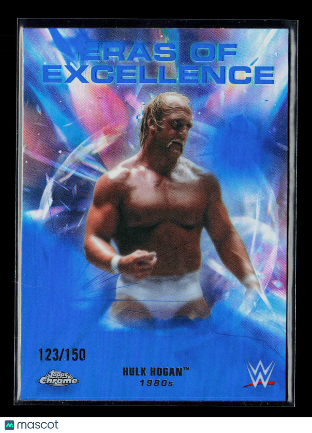 2026 Topps Chrome WWE Hulk Hogan #ERA-2 Blue 123/150