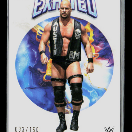 2025 Topps Exalted WWE Steve Austin Stone Cold Steve Austin #16 033/150