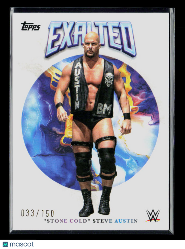 2025 Topps Exalted WWE Steve Austin Stone Cold Steve Austin #16 033/150