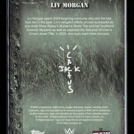 2025 Topps Chrome WWE Cactus Jack Liv Morgan #5