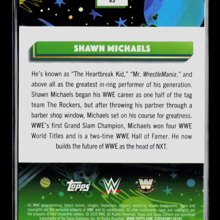 2026 Topps Chrome WWE Shawn Michaels #63