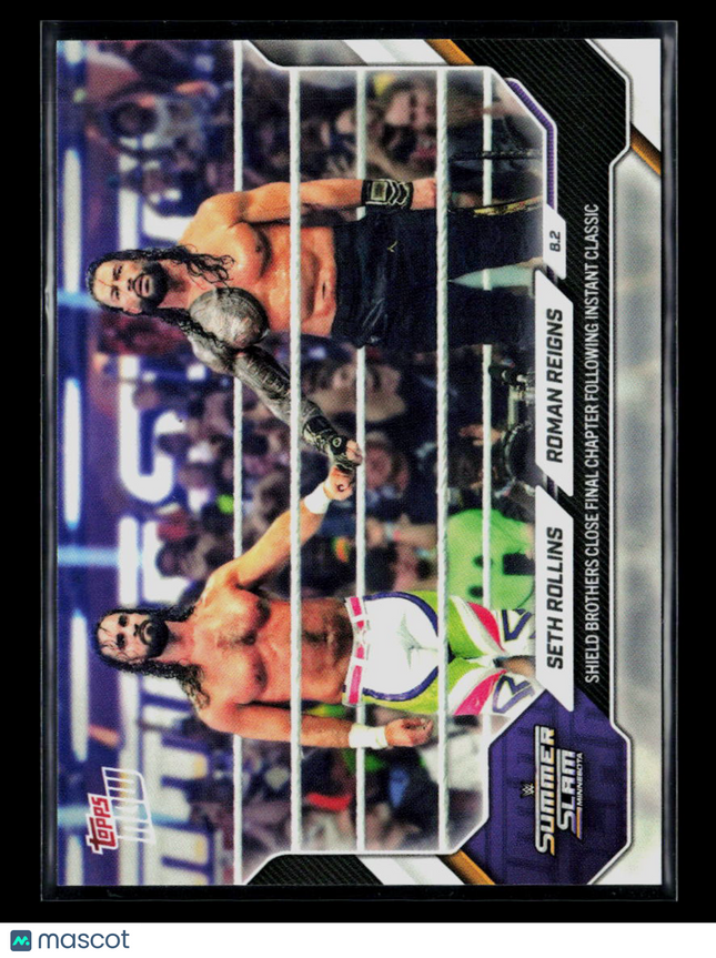 2026 Topps Now WWE Roman Reigns Seth Rollins #84