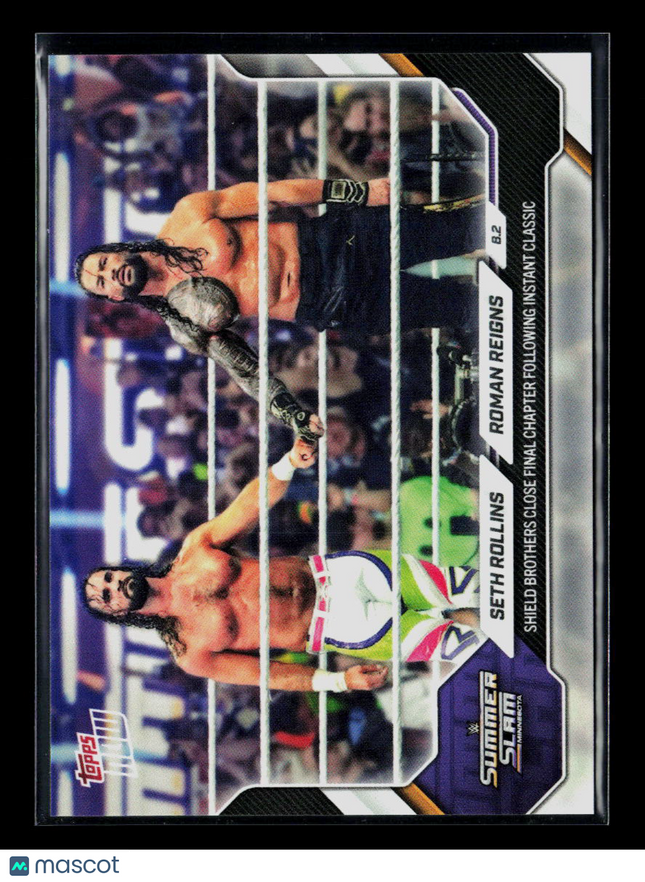 2026 Topps Now WWE Roman Reigns Seth Rollins #84
