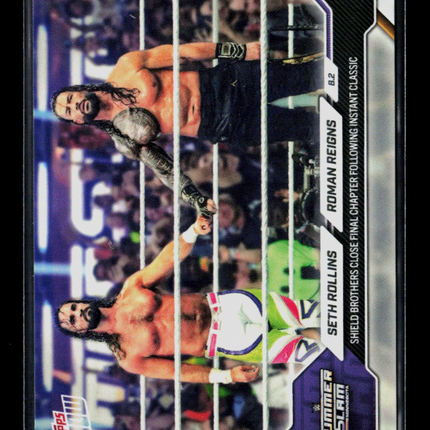 2026 Topps WWE NOW Roman Reigns Seth Rollins #84