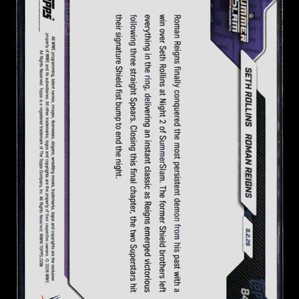 2026 Topps Now WWE Roman Reigns Seth Rollins #84