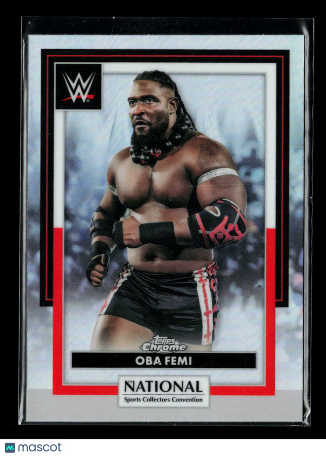 2026 Topps Chrome WWE National Sports Collectors Convention Oba Femi #WWE-06