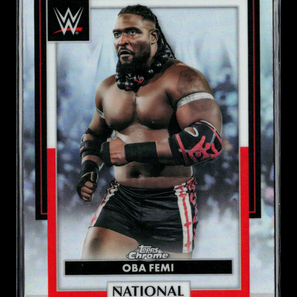 2026 Topps Chrome WWE The National Oba Femi #WWE-06