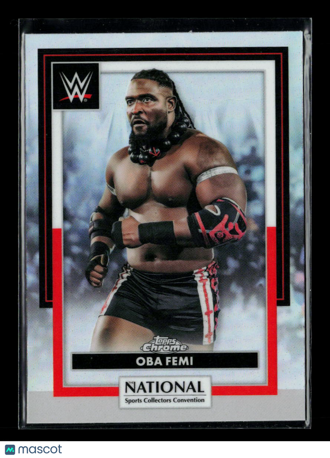2026 Topps Chrome WWE The National Oba Femi #WWE-06