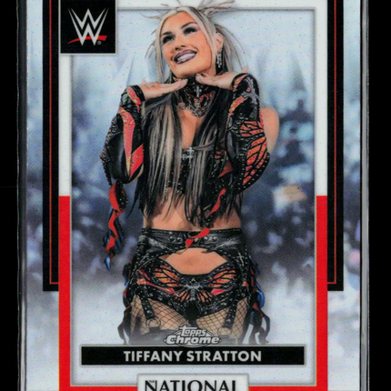 2026 Topps Chrome WWE The National Tiffany Stratton #WWE-10