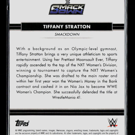 2026 Topps Chrome WWE The National Tiffany Stratton #WWE-10