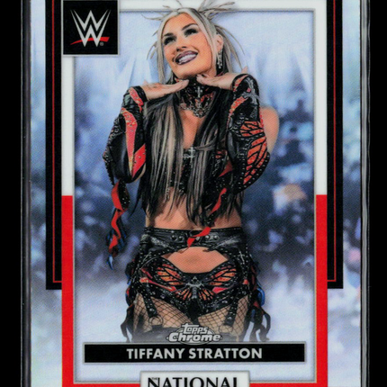 2026 Topps Chrome WWE The National Tiffany Stratton #WWE-10